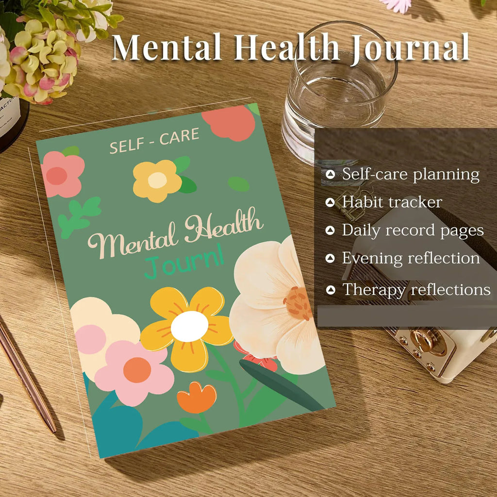 Mental Health Journal:92 Days to Track Your Moods, Intentions, Original Mental Health Daily for Self-Care & Healing