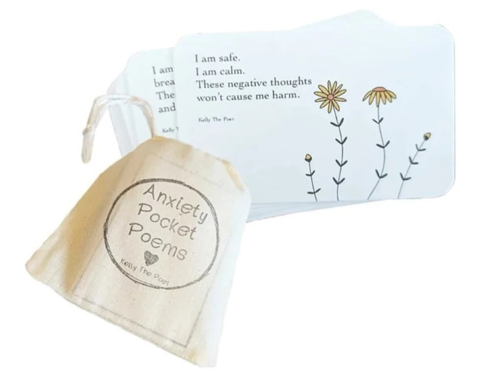 Anxiety Affirmation Cards – Pocket Support Pack (10 Positive Mental Health Cards