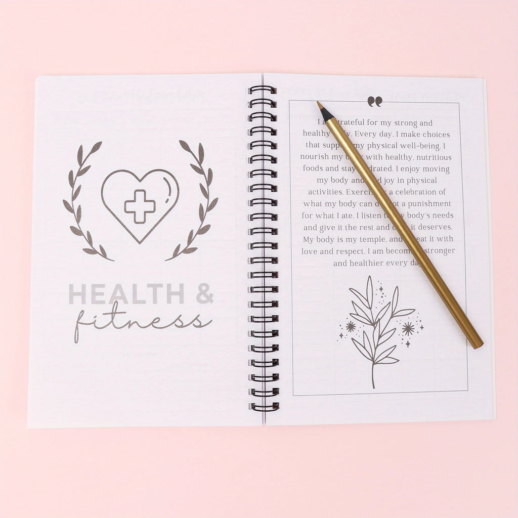 1/2PCS Adult Mental Health Workbooks--Care Journal, Including Emotion Tracker, Cognitive Behavioral Exercises, Relaxation Techni