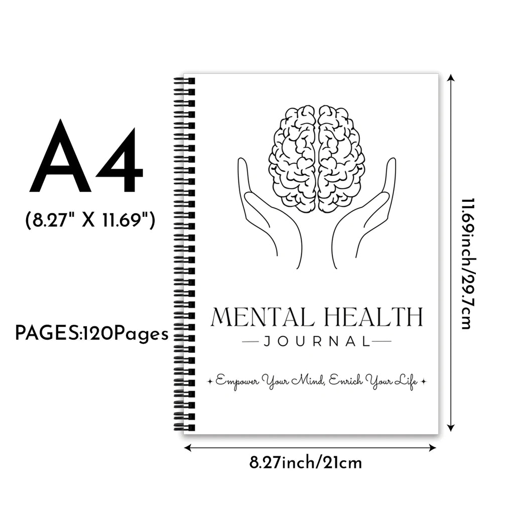 Mental Health Journal ,Mental Health Planner,Wellness Workbook,Therapy Worksheet,Anxiety Management,Self Care Tracker
