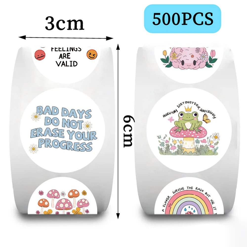 500Pcs Mental Health Awareness Stickers Aesthetic